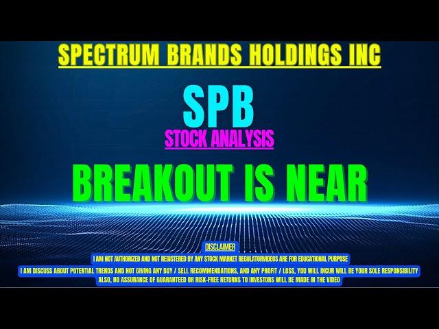 SPB STOCK ANALYSIS | BREAKOUT IS NEAR