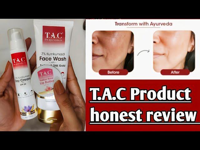 TAC product review | TAC The Ayurveda Co. product honest review | best skincare products |