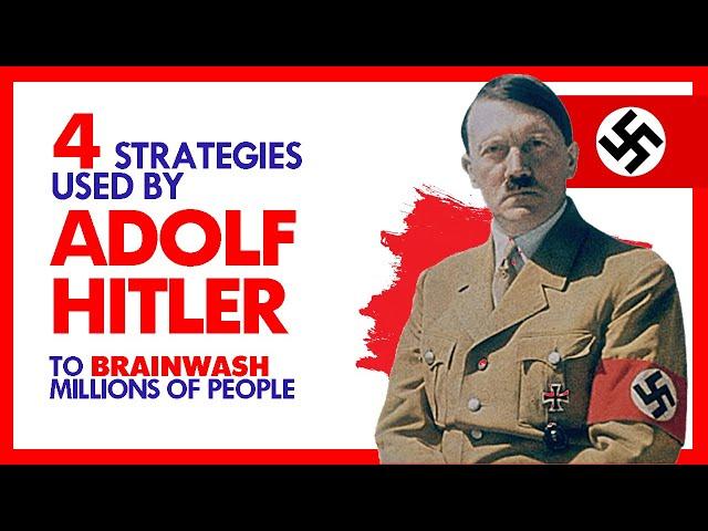 4 strategies used by Adolf Hitler to brainwash Germany | Rise of Adolf Hitler |NSH