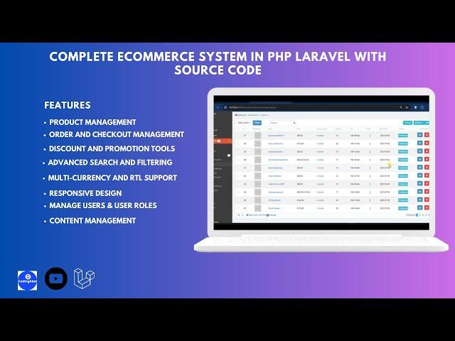 Complete Ecommerce System in PHP Laravel With Source Code