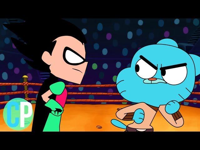 Gumball Vs Robin Cartoon Rap Battles (Teen Titans Go)