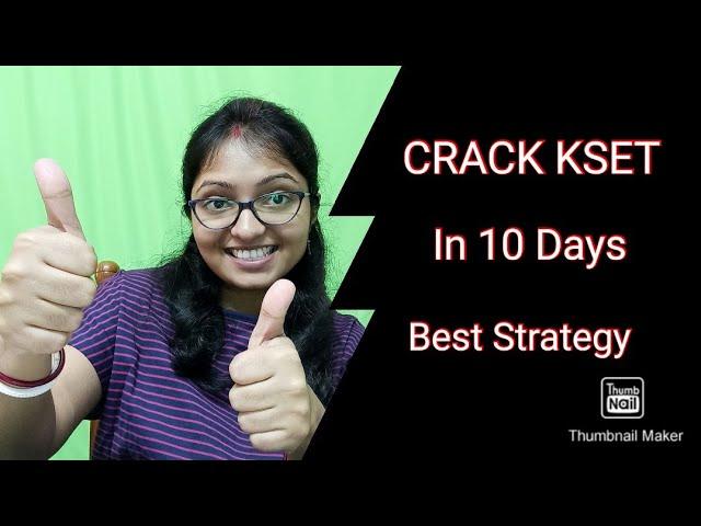 Last Minute Strategy to Crack  KSET 2021 || How to crack KSET in 10 Days ?