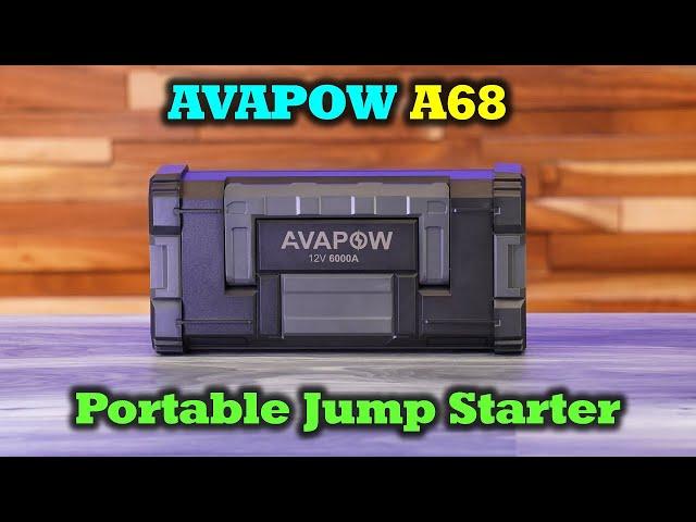 AVAPOW A68 6000A Jump Starter - Full Unboxing and Review