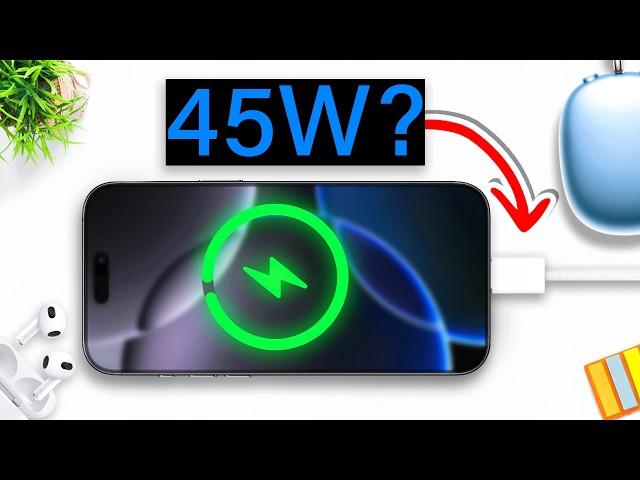 45W Charging on iPhone 16 Pro Max - The SHOCKING Results!