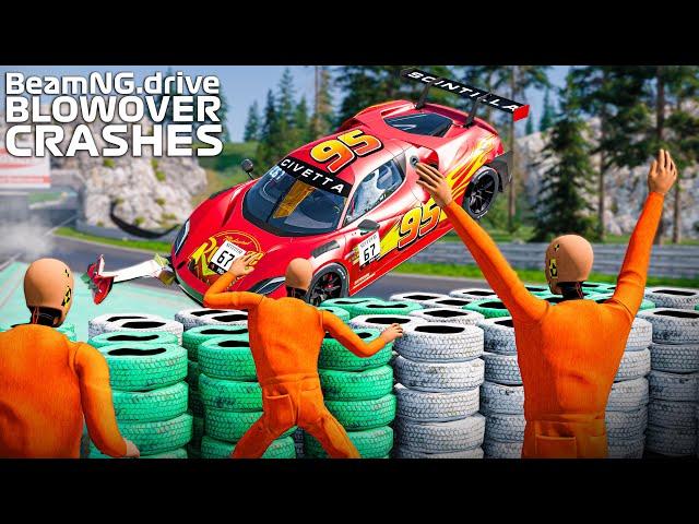 Motorsport Blowover Crashes #1 | BeamNG.drive