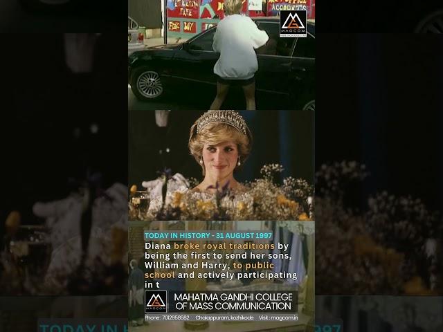 PRINCESS DIANA'S TRAGIC ACCINDENT I TODAY IN HISTORY I MAGCOM I AUGUST 31