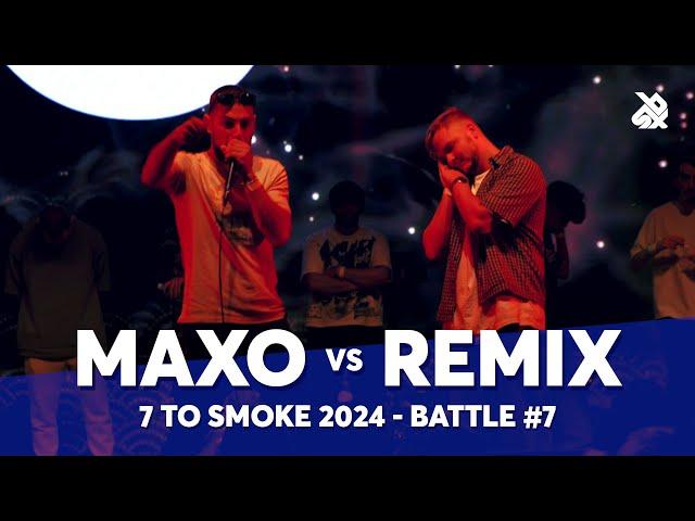 MAXO  vs REMIX  | GRAND BEATBOX BATTLE 2024: 7 To Smoke | Battle 7