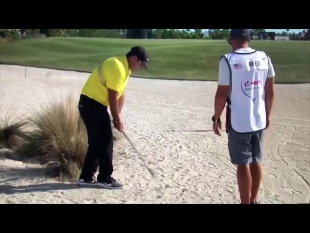 Patrick Reed "cheating" at Hero World Challenge