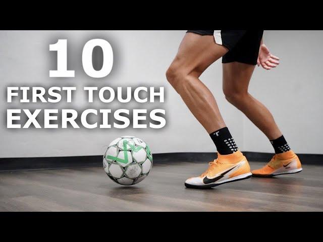 10 Individual First Touch Exercises For Footballers | Improve Your First Touch At Home