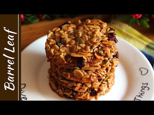 酥脆燕麥餅乾 (全素、健康版) Best Crunchy Oatmeal Cookies (Vegan & Healthier)