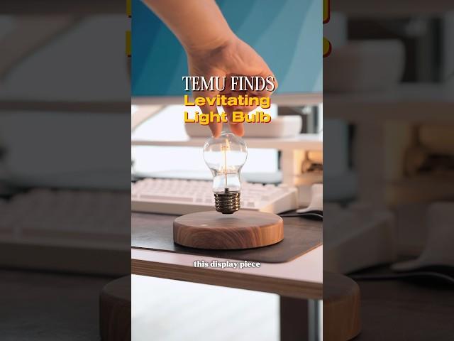 Temu Finds: Levitating Light Bulb