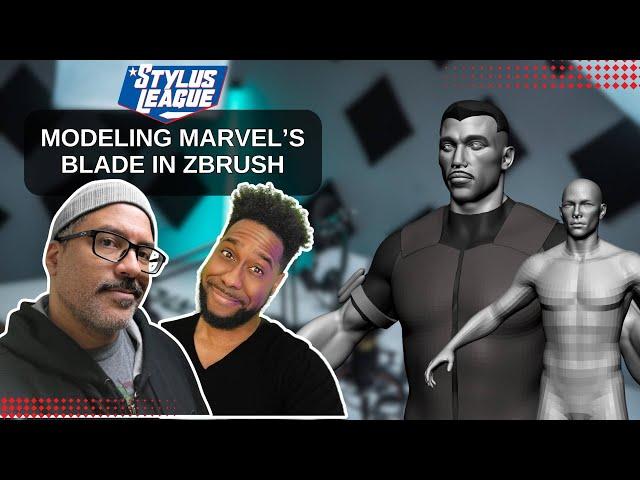 Sculpting Marvel’s Blade in Zbrush - Stylus League 3d Art Creative Live Stream