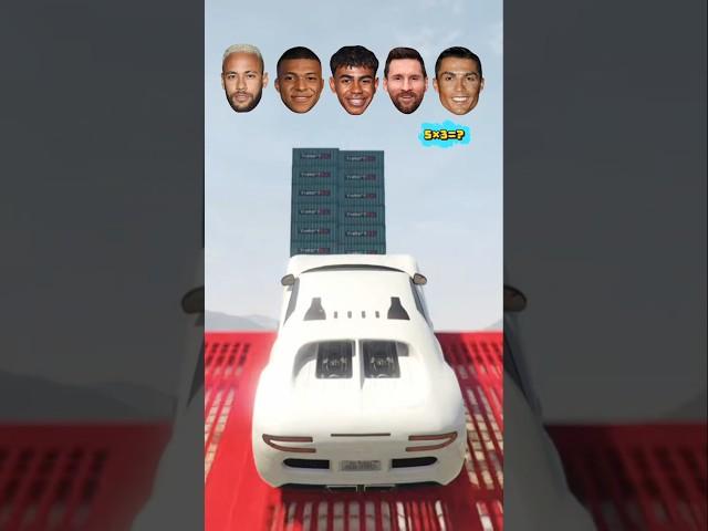 OMG BIG JUMP  RONALDO VS MESSI VS MBAPPE 