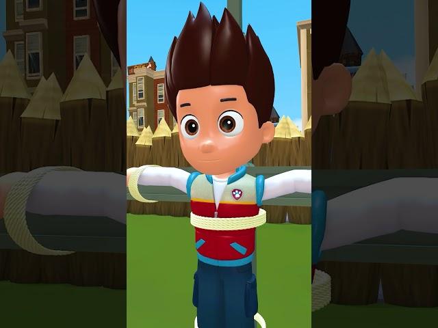 CHASE's journey to rescue RYDER #pawpatrol #chase #ryder #shorts