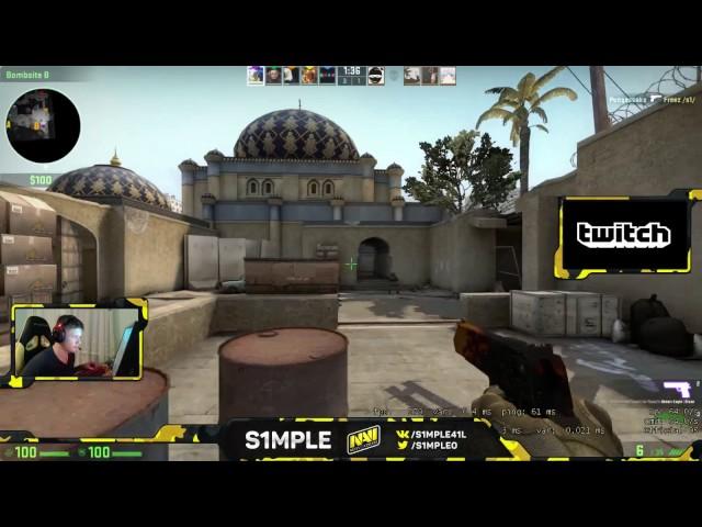 simple play MM cs go 27.11.2016 de_dust2| симпл играет матчмейкинг даст2