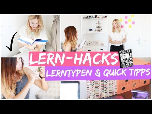 LERN HACKS + QUICK TIPPS I Welcher LERNTYP BIST DU? I Back To School