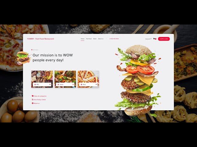 Yummy - Online Food Ordering & Fast Food Restaurant PHP Script