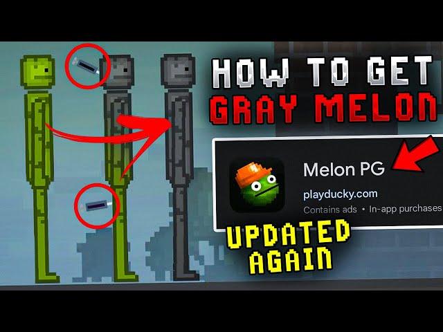 HOW TO GET A GRAY MELON in Melon Playground 17.0? New Update Avatar