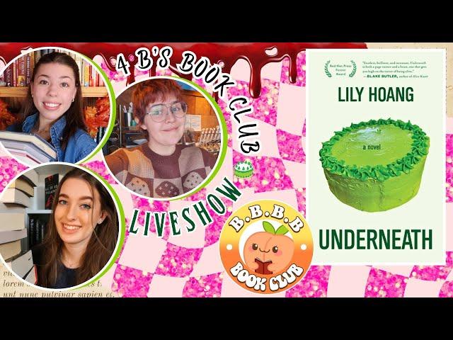 Underneath🩸 LIVE SHOW | 4 B's horror & romance book club