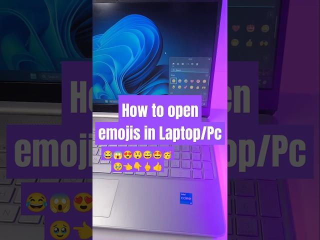 Secret Emoji Shortcut for Windows PC #PCEmojiHacks #EmojiPanel #EmojiTips #KeyboardTricks
