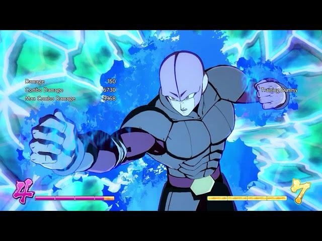 DBFZ - Hit kill combo (7 bar, 2 assist)