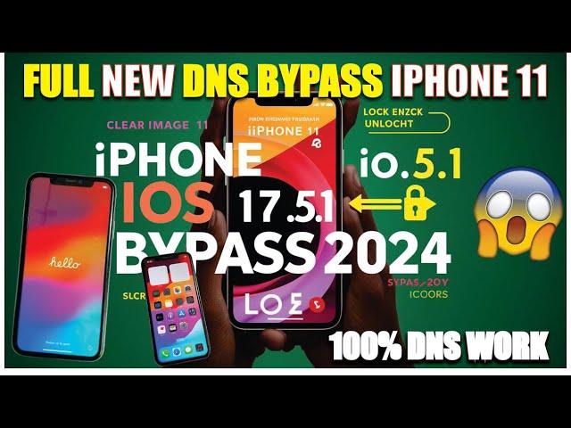 How To Bypass iPhone 11 & iPhone XR | iOS 17.5.1 Bypass | DNS Bypass | iBypass