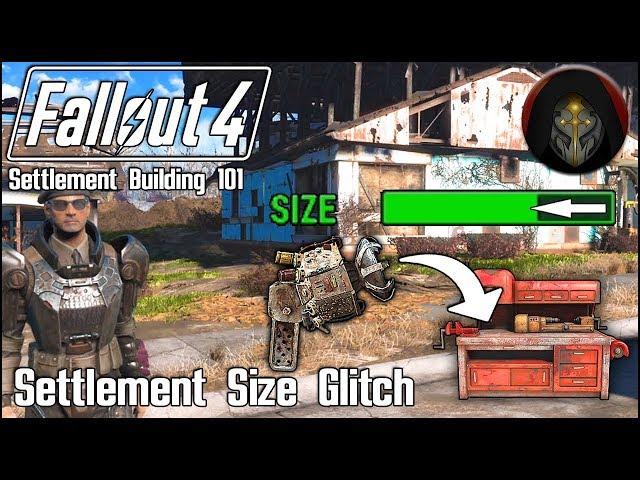 Fallout 4 | SETTLEMENT SIZE GLITCH - Settlement Building 101