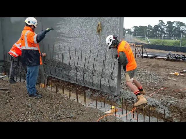 how to install precast wall panel