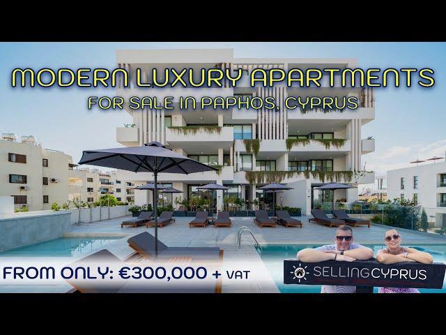 Modern luxury apartments for sale in Paphos, Cyprus.