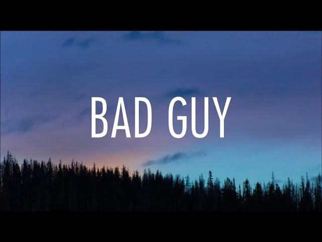 Billie Eilish - bad guy (lyrics)