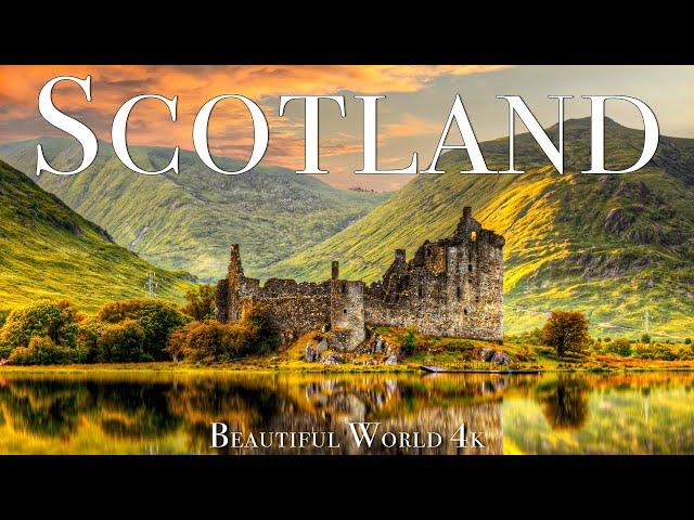 Scotland 4K Nature Relaxation Film - Meditation Relaxing Music - Amazing Nature