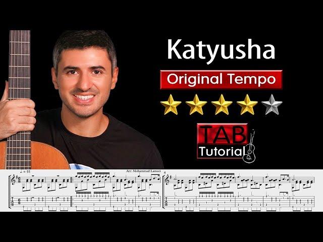 katyusha | Fingerstyle Guitar Tutorial + Sheet & Tab