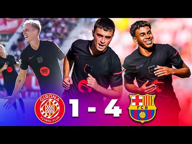 Girone...PAPA EST DE RETOUR  Girona vs Barça (1-4) - Lamine Yamal doublé - Le debrief / Resumé