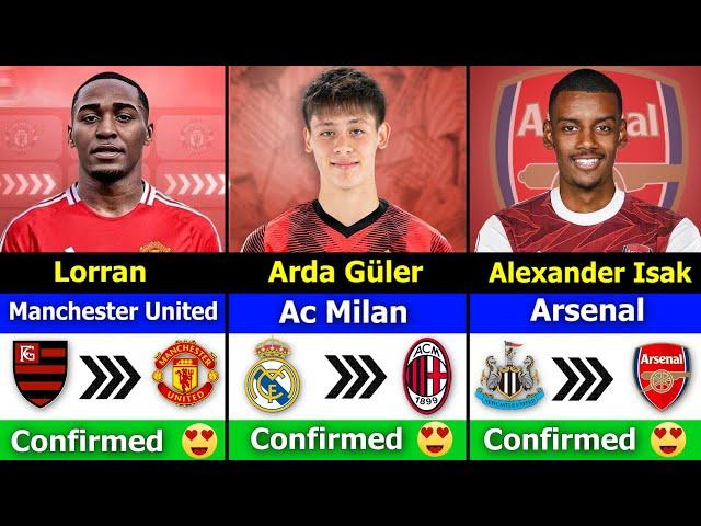 ALL CONFIRMED AND RUMOURS TRANSFER NEWS 2024!  FT. Mo Lorran to Manchester United