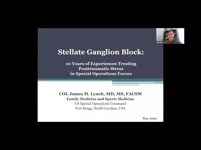 Stellate Ganglion Block with COL James Lynch