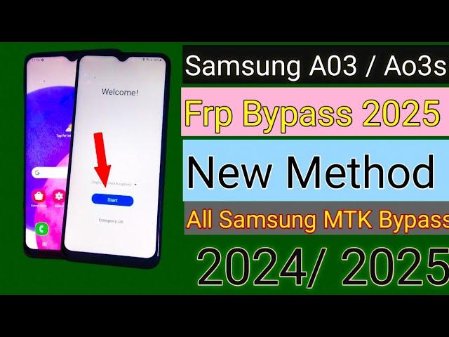 Samsung A03s Frp Bypass | (2025) | Samsung A03s Frp Bypass Android 13