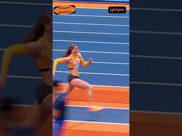 Pentathlon: Sandrina SPRENGEL ️️ #EuropeanIndoorChampionships #Apeldoorn2025 #longjump #spopaW