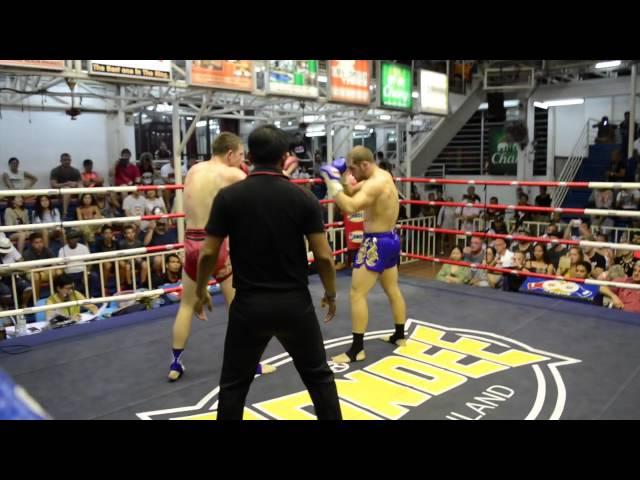 Rafael Fiziev PhuketTopTeam Kyrgyzstan vs Jack Keawpituk MT Australia Muay Thai fight 27 Dec 2015 Ba