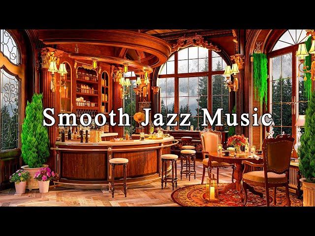 Relaxing Jazz Instrumental Music & Cozy Coffee Shop Ambience  Smooth Jazz Music for Study, Unwind