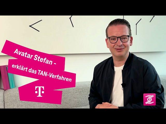  Sicher online: KI Avatar Stefan erklärt das TAN-Verfahren  | Telekom