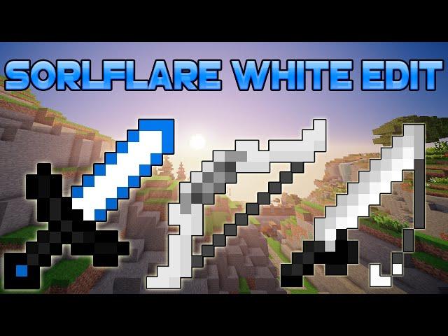 Minecraft PvP Texture Pack - Solrflare Default White Edit 16x | Resource Pack 1.8 NO LAG FPS BOOST