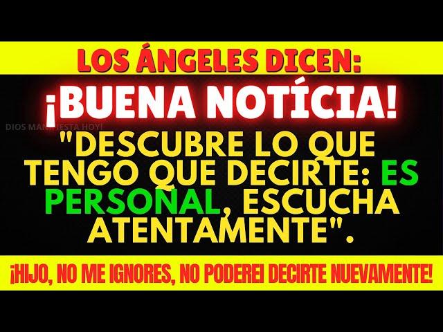 LOS ÁNGELES DICEN: TE VAS A SORPREENDER DIOS TE DEJARA SI TE SALTAS ESTO... | MENSAJE DE DIOS