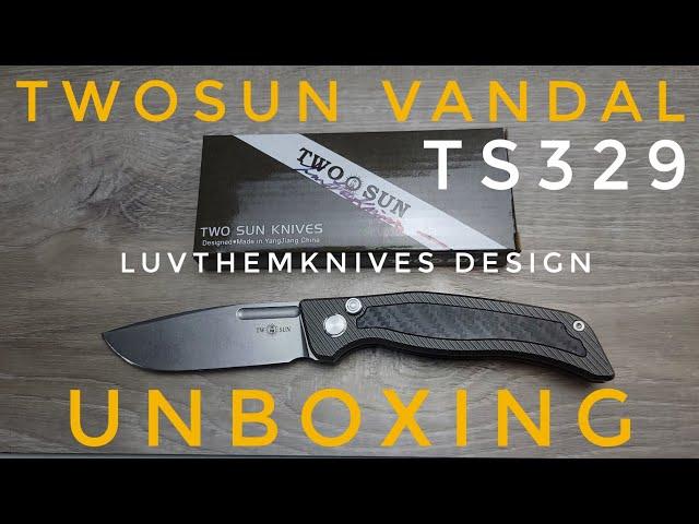 Twosun Vandal Unboxing - Big Button Lock Designed by LuvThemKnives