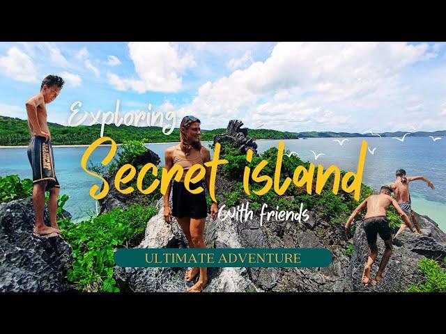 Exploring SECRET ISLAND with Friends: Ultimate Adventure BUSUANGA PALAWAN PHILIPPINES!