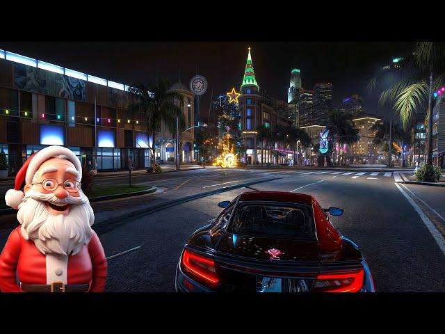 GTA 5 Christmas Edition with GTA 6 Graphics #gta6graphics #gta6 #gta6trailer2