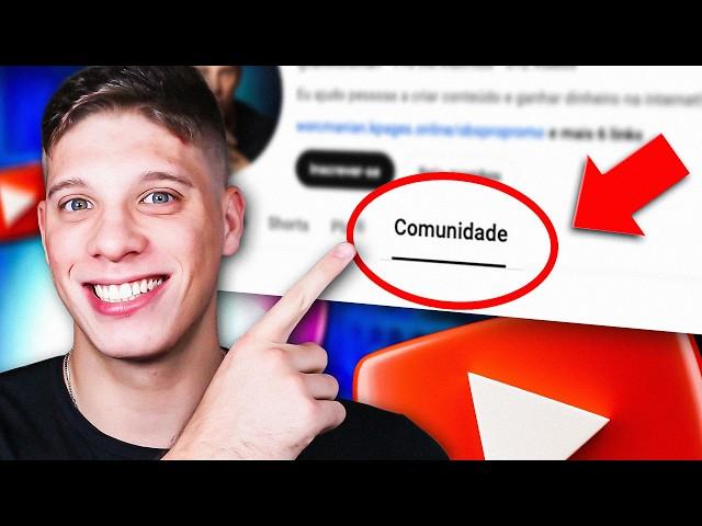 Como usar a ABA COMUNIDADE para aumentar seu engajamento no Youtube em 2024