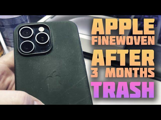 Apple FineWoven CASE спустя 3 месяца | Провал