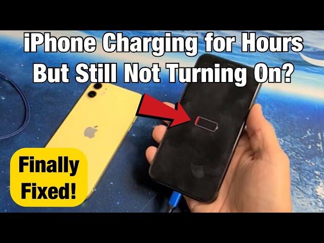 iPhone X/XS/XR/11/12/13/14: Won't Turn On While Charging for Long Time?