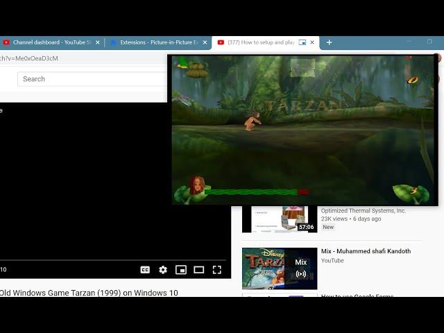 How to watch YouTube videos in a floating window on top of other windows