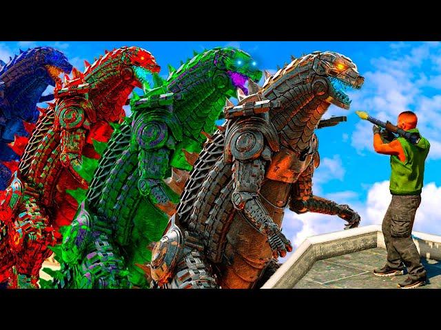 Opening LUCKY MECHAGODZILLA In GTA 5 (New)